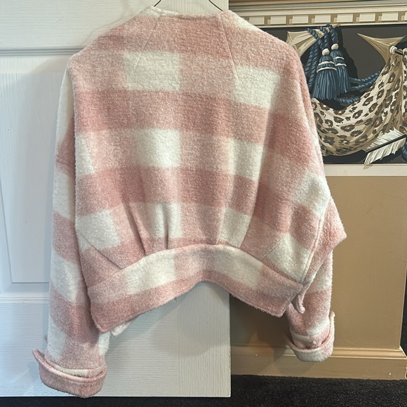 Anthropologie Wool Checkered Jacket - Picture 3 of 4